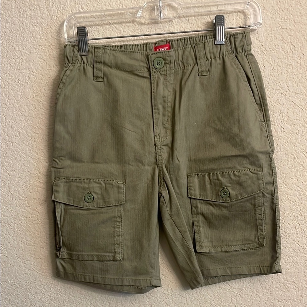 Levi's Boys Olive Cargo Shorts